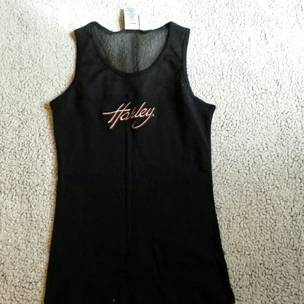 Black harley Davidson tank, never worn